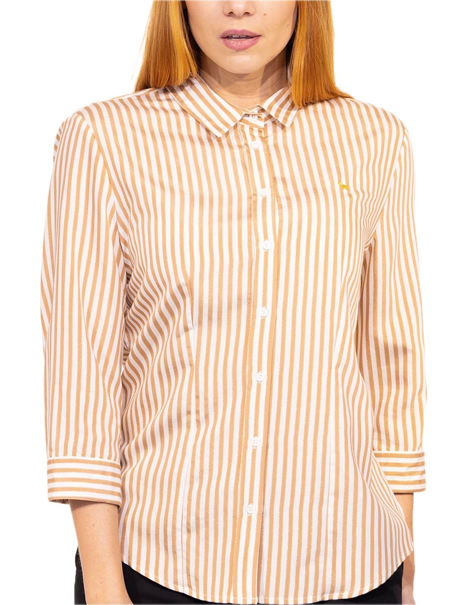 Blusa rigatta manga 3/4 para mujer 2